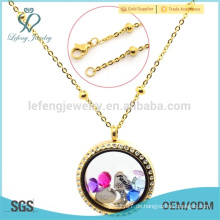 24k Gold Anker Locket Halskette Schmuck, hochwertige Produkte Gold gefüllt Schmuck Ketten
